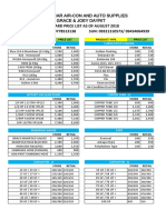 G & 4Js CAR AIR-CON PARTS & TOOLS SUPPLIES PRICELIST - COSTUMER