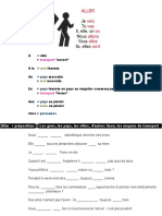 Aller-Prepositions-Exercice-Grammatical - Fiche de Travail