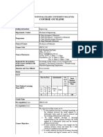 Course Outline: International Islamic University Malaysia