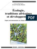 Karthala - Ecologie Tradition Et Développement Afrique Subsaharienne