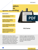 Rotary Actuators For Electronic Speed Governing: B12 Series