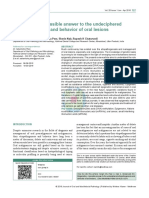 Epigenetics: A Possible Answer To The Undeciphered Etiopathogenesis and Behavior of Oral Lesions