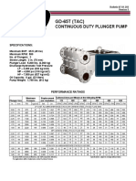 GD-65T (TAC) : Continuous Duty Plunger Pump