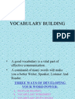 Vocabulary