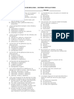 Examen de Biologia - Sistema Circulatorio