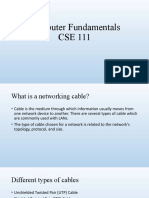 Computer Fundamentals CSE 111