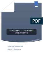 Marketing Assignment (MBA 1) (AutoRecovered)