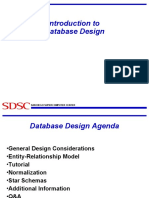 Introduction To Database Design: San Diego Supercomputer Center