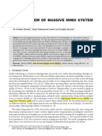 An Overview of Massive Mimo System in 5G