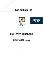 Employee Handbook - Nov 2009