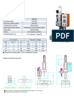 External Dimensions:: The Height of Mould & Workpiece Should Be Taken Into Account. Custom Specifications Are Available