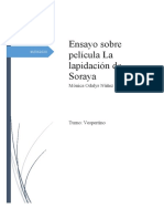 Ensayo Sobre Película La Lapidación de Soraya