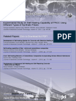 Experimental Study On Self-Healing Capability of FRCC Using Different Types of Synthetic Fibers