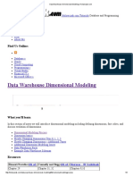 Data Warehouse Dimensional Modeling - Holowczak