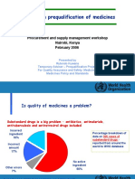 (3.2) WHO Prequalification Project - Status 2006