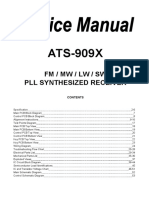 ATS-909X: FM / MW / LW / SW PLL Synthesized Receiver