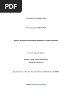 Informe Preguntas de Investigación Orientadas A La Situación Problema