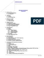 Method statement-CONSTRUCTION