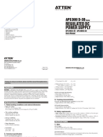 Regulated DC Power Supply: APS 300 S-3D