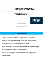 Measures of Central Tendency - Use This PDF