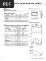 Surface-Mount 4-Circuit Low-Side Switch Array SPF5002: External Dimensions Features