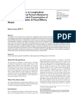 Gender Difference in Longitudinal Social and Personal Factors Related To Frequency of Alcohol Consumption of South Korean Adults: A Fixed-Effects Model