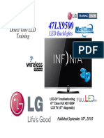 LG 47lx9500 3d Led TV Infinia Training