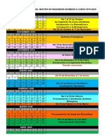 Calendario Master 2019-2020 