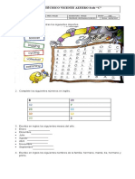 Evaluacion Ingles Tercer Periodo 2017-3