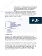 Strength of Materials, Also Called Mechanics of Materials, Deals With The Behavior of Solid Objects