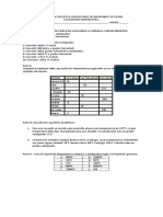 Evaluacion de Quimica Temperatura.