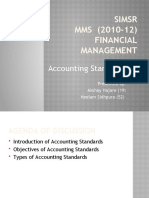 Simsr MMS (2010-12) Financial Management: Accounting Standards