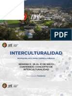 Semana 4 - Interculturalidad