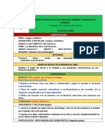 Castellano Plan de Clase