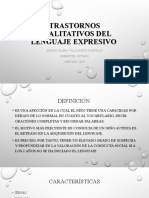 Trastornos Cualitativos Del Lenguaje Expresivo