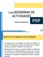 Cronograma de Actividades