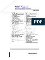 Intel® PXA270 Processor: Electrical, Mechanical, and Thermal Specification