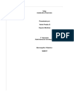 Actividad de Matematica Financiera