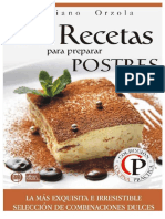 84 Recetas para Preparar Postre