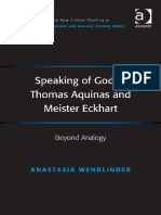 Speaking of God in Thomas Aquin - Anastasia Wendlinder