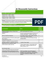 Product End-of-Life Disassembly Instructions