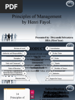 Principles of Management by Henri Fayol