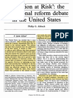 ALTBACH, Philip - A Nation at Risk The Educational Debate in The United States