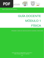 GUÍA M1 1BGU Física PDF