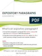 Expository Paragraphs