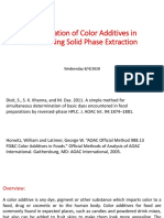 Determination of Food Colorant PDF