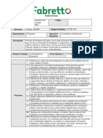 Perfil de Puesto Docente de Ingles Granada