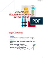 Unidad 14. Equilibrio Ácido Base PDF