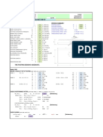 Eccentric Footing Design Based On ACI 318-19: Input Data Design Summary