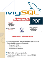 MySQL Administration & Configuration-Unit-2